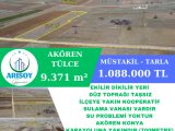 ARISOY GAYRİMENKUL'DEN AKÖREN TÜLCE'DE 9.371 M² SATILIK MÜSTAKİL TARLA 